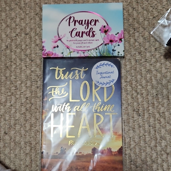 Other - Inspirational Journal With Prayer Cards